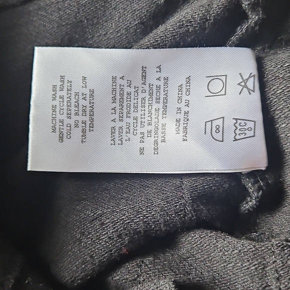 Kollar Black The Wooly Hoodie Top Size Small - Picture 12 of 12